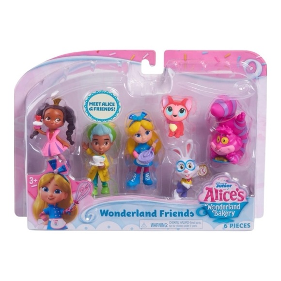 NWT-DISNEY JUNIOR-ALICES WONDERLAND BAKERY-6 PIECES & PRINCESS STICKY NOTE SET - Picture 1 of 6